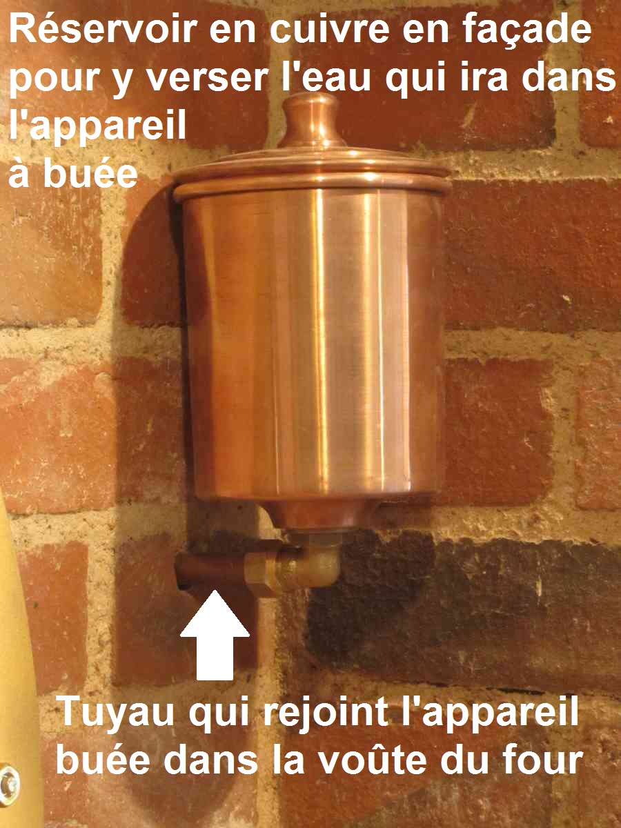 Tutoriel Intégrer un appareil à buée à l’intérieur d’un four à bois
